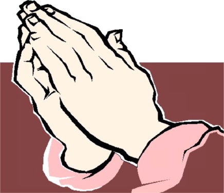 Zum Gebet aneinandergelegte Hände