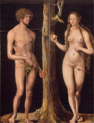 Adam und Eva - Gemälde von Lucas Cranach