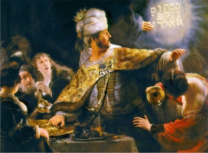 Belsazar - Gemälde von Rembrandt