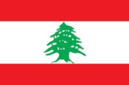 Flagge des Staates Libanon