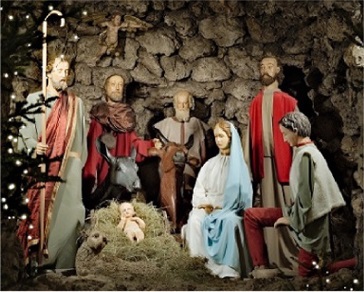 Geburt Jesu in einer Grotte